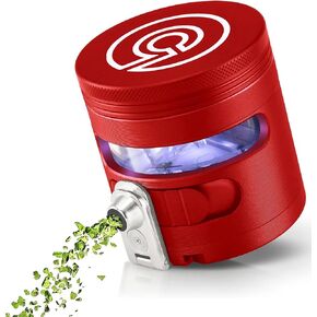 Cloudious9 - Tectonic9 Manual Grinder Automatic Dispenser Large 2.5" Aluminum Alloy (Red), For Home & Kitchen Only in Saudi Arabia