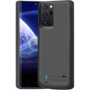 Battery Case for Samsung Galaxy Note 20 Ultra 5G, 5000mAh Rechargeable Extended Battery Charging Charger Case, Add 100% Extra Juice, Not Compatible with Galaxy S20 Ultra Black in Kuwait