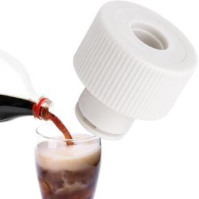Fizz Keeper Pump USB Rechargeable Carbonation Saver for Soda Bottles | Includes 2 Reusable Caps Keeps Soft Drinks Fizzy and Bubbly, Fits Standard Carbonated Beverage Bottles in Saudi Arabia