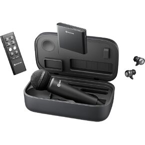 Hollyland MELO P1 Combo: All-in-One Wireless Vocal Mixing System with Mic, Audio Mixer, Monitor Earphone, AI Noise Cancelling, 100+ Preset&9 Studio Effect for Music Live Streaming/Vocal Record/Podcast in Kuwait