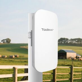 TODAAIR Outdoor WiFi Extender，WiFi Booster | AI Watchdog | Repeater&AP Mode｜IP65 Weatherproof | Up to 1200Mbps Dual Band WiFi Repeater | Covers Up to Least 3440 Sq. ft and 40+ Devices in Saudi Arabia