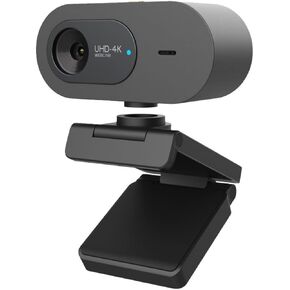 4K Webcam with Microphone, UHD Ultra-HD Computer Camera with Privacy Cover & Noise-Canceling Mic, 100° Wide Angle, USB Plug & Play Pro Desktop Web Cam for Zoom, Skype, Teams, Streaming in Saudi Arabia