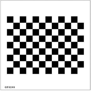 Lens Focus Calibration Chart Film Pattern Calibrating PET Or Aluminium Oxide Chess Board (12×9(200×200), PET) in Kuwait