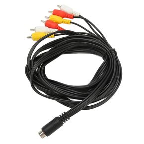 Mini DIN to 6 Cable 9 Pin to AV Cable Mini DIN 9 Pin 6 Composite with Clear Signal for Digital Camcorder TV AV Receiver Set Top Box in Saudi Arabia