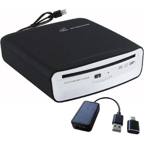 Portable CD Player for Car with Bluetooth and USB Connection,USB External Universal Cars CD Player for Car Audio Systems/TV/MacBook pro/Laptops Desktops/Bluetooth Speaker with Plug and Play in Saudi Arabia
