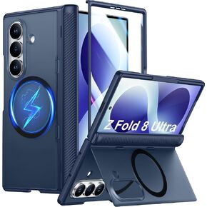 SPIDERCASE Magnetic for Samsung Galaxy Z Fold 8 Ultra Case, Black in Saudi Arabia