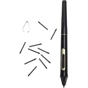 BOSTO Digital Pen W10 8192 Levels Pressure Stylus Pen with 10 Replacement Tips, Cordless Drawing Tablet Compatible with Various Tablet, for Digital Artists (W10) in Saudi Arabia