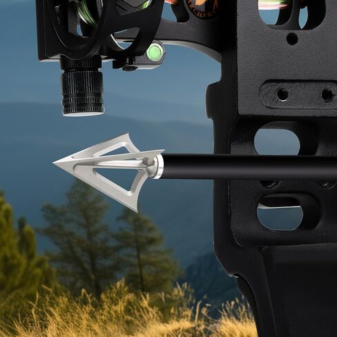 8-pcs Hunting Broadheads 125-Grain and 100-Grain Arrowhead | Suitable for Carbon Arrow and Crossbow Bolts in Saudi Arabia