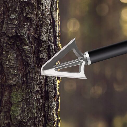 8-pcs Hunting Broadheads 125-Grain and 100-Grain Arrowhead | Suitable for Carbon Arrow and Crossbow Bolts in Saudi Arabia