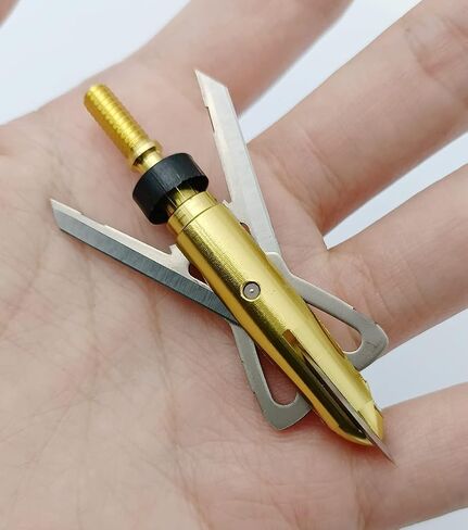 6Pcs Hunting Broadhead Crossbow X 100 Grain 2-Blade Archery Arrow Broadhead in Saudi Arabia