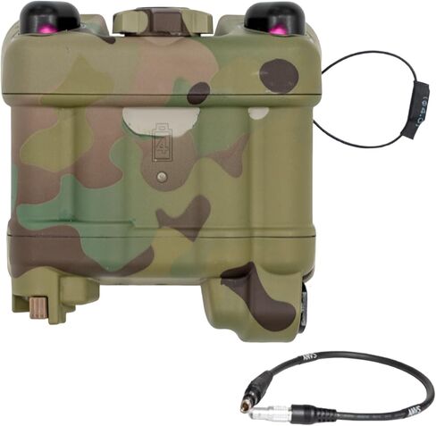 FMATAL GEAR PVS 31 NVG Battery Pack Case with Function for Tactical Helmet NVG | Paintball Airsoft Shooting Hunting Training in Saudi Arabia