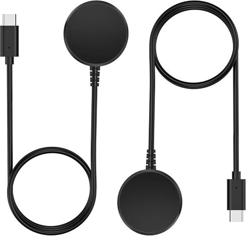[2-Pack] USB-A Charger Cable for Samsung Galaxy Watch8/7/6/8 Classic/Ultra | Compatible with Samsung Galaxy Watch Ultra/7/6/6 Classic/5/5 Pro/FE, Magnetic Fast Charging Dock in Saudi Arabia