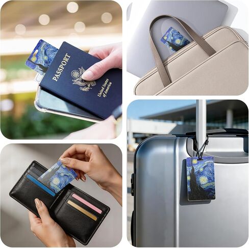 DERAX Wallet Tracker Card (iOS & Android) Wireless Charging & 1-Year Battery, Ultra-Thin IP68 Waterproof Smart Card Works with Apple Find My & Google Find My Device for Wallet, Passport, Luggage in Saudi Arabia
