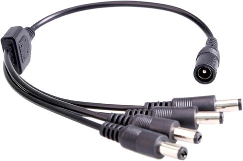Power Adapter Cable Compatible for DC5.5x2.1mm Ports 12V Power Cord for Electronic Device OD2.7x5.4MM Parallel in Saudi Arabia