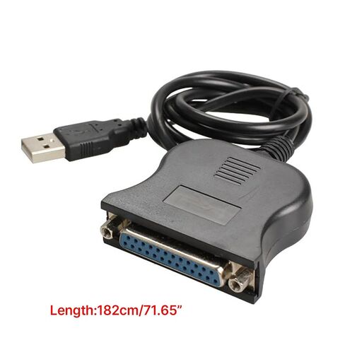 USB 2.0 to DB25 25 Pin Parallel Printer Cable IEEE 1284 Adapter 80cm for Scanner Storage in Saudi Arabia