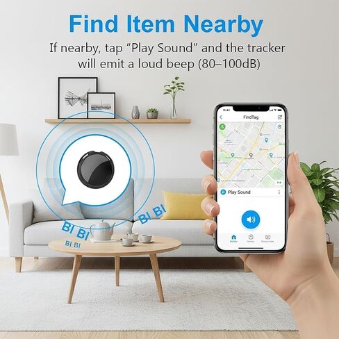 GPS Tracker for Vehicles Find My iOS Only No Monthly Fee Magnetic Case Tags | Mini Vehicle Tracker Works with Apple Find My iOS Only No Subscription No SIM Hidden Car Tracking with Magnetic Case Global in Saudi Arabia