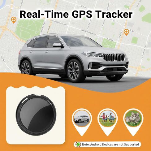 GPS Tracker for Vehicles Find My iOS Only No Monthly Fee Magnetic Case Tags | Mini Vehicle Tracker Works with Apple Find My iOS Only No Subscription No SIM Hidden Car Tracking with Magnetic Case Global in Saudi Arabia