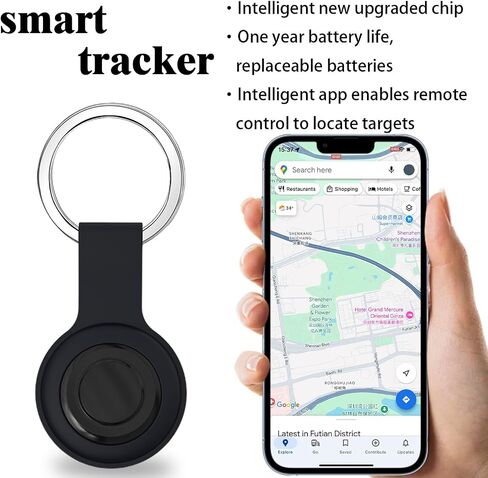 GPS Tracker for Vehiclotective Silicone Case, 1-Year Battery Life, Location History & Sharing in Saudi Arabia