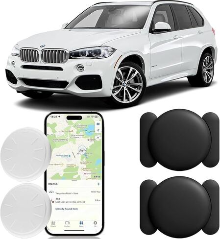2 Pack GPS Tracker for Vehicles,No Subscription No Monthly Fee Tracker Device for Vehicles,Hidden Car Locator Tracking Device,Mini Portable GPS Tracker for Cars,Trucks,Motorcycle(iOS Only) in Saudi Arabia