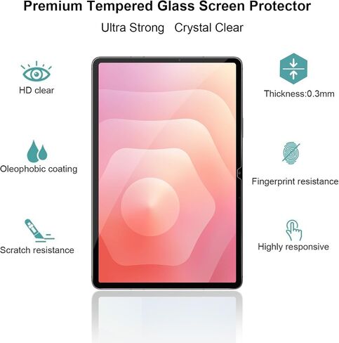 واقي شاشة Gerutek مكون من قطعتين لجهاز Samsung Galaxy Tab S11/S10 Lite/S10 FE in Kuwait