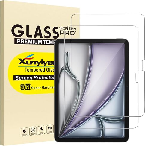 2 Pack Screen Protector for iPad A16 11th/ 10th Generation | iPad 11/ iPad 10 (2025/2022 release) Bubble Free Tempered Glass Film Easy Installation in Saudi Arabia