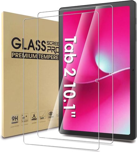 واقي شاشة WD&CD مكون من قطعتين متوافق مع T-Mobile REVVL Tab 2 10.1 بوصة 2025 | زجاج مقسى صديق للحافظة 【مضاد للخدش 】 【مضاد للفقاعات 】 【عالية الوضوح】 in Kuwait
