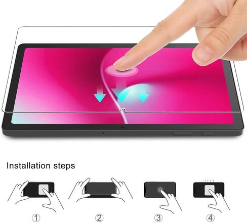 واقي شاشة WD&CD مكون من قطعتين متوافق مع T-Mobile REVVL Tab 2 10.1 بوصة 2025 | زجاج مقسى صديق للحافظة 【مضاد للخدش 】 【مضاد للفقاعات 】 【عالية الوضوح】 in Kuwait
