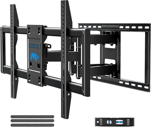 Mounting Dream TV Wall Mount for Most 32-65 Inch TV | Full Motion TV Mount, Wall Mount TV Bracket with Swivel and Tilt, Fits 16", 18", 24" Studs, Max VESA 400x400mm, 99 LBS in Kuwait