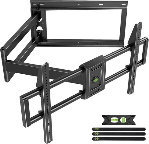 USX MOUNT UL Listed TV Wall Mount for 42"-84" TVs up to 110lbs and 8"-24" Wood Studs, TV Mount with Tilt, Swivel & Extension, Wall Mounts Bracket with Dual Articulating Arms, Max VESA 600x400mm in Kuwait