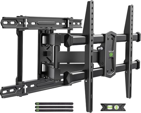 USX MOUNT UL Listed TV Wall Mount for 42"-84" TVs up to 110lbs and 8"-24" Wood Studs, TV Mount with Tilt, Swivel & Extension, Wall Mounts Bracket with Dual Articulating Arms, Max VESA 600x400mm in Kuwait