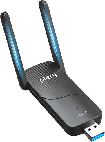 WiFi 6E USB WiFi Adapter, AX5400 Tri-Band 6GHz/5GHz/2.4GHz | Gaming USB 3.0 WiFi Dongle with High Gain Antennas for Desktop PC Laptop, Supports Windows 11/10, WPA3, OFDMA in Saudi Arabia