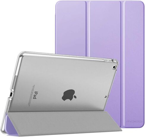 Moko Smart Case for iPad 9th/ 8th/ 7th Generation Case 10.2 Inch, Rose Gold | Slim Stand Hard Back Shell Smart Cover Case with Translucent Frosted Back ,Auto Wake/Sleep ,Fit iPad 10.2 Inch 2021/2020/2019 in Saudi Arabia