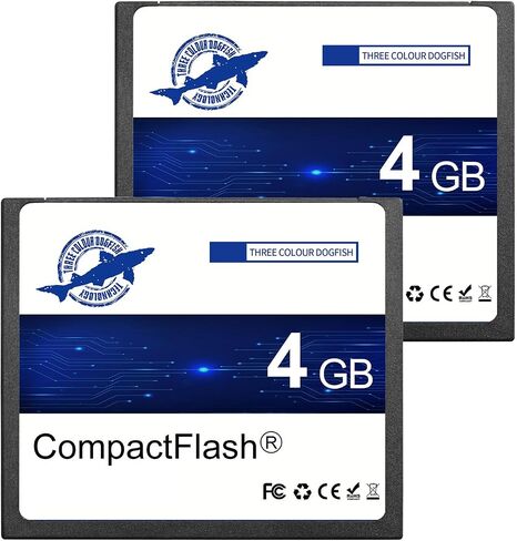 Dogfish Compact Flash Memory Card 4GB 2PACK 133X FAT32 CF Cards in Saudi Arabia
