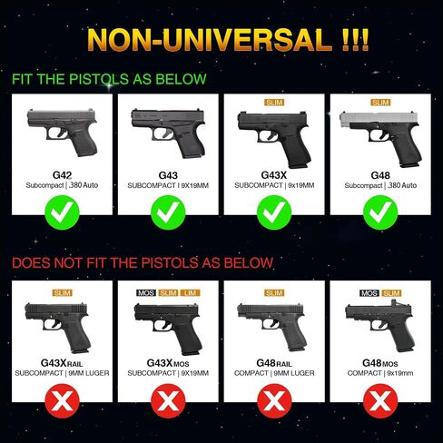 مجموعة مسدس ديفينتاك 350 لومن ليزر أخضر فاتح | ضوء المسدس متوافق مع Glock 42/43/43X/48 بدون سكة أو MOS فقط، ولا يناسب الطرز الأخرى in Kuwait