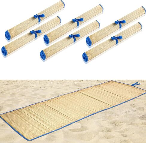 Straw Beach Mat Non Slip Straw Foldable Lightweight Multi-Purpose Mat for Sunbathing Floor Yoga Picnics Camping Party Festivals Outdoor Activities in Saudi Arabia