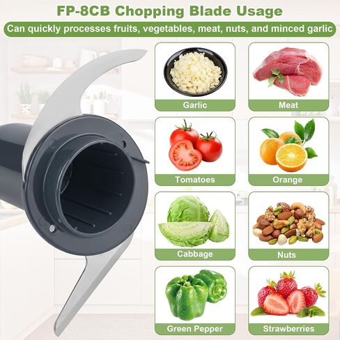 FP-8CB FP-8 Series 8 Cup Chopping Blade Fit for Cuisinart Food Processor | FP-8SV FP-8SVP1 FP-8GM FP-8MB FP-8GMWMP1 FP-8SVWMP1 FP-8P1 ONLY for 8 CUP in Saudi Arabia