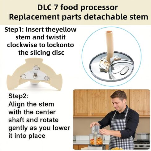 DLC-039ATX Replacement Detachable Stem for Cuisinart Food Processor | Compatible with 14-Cup DFP-14, DLC-2014, MP-14, DFP-14BCHN, DFP-14BCN, DFP-14BCNR, Compatible with DLC-7 Series, Drive Shaft in Saudi Arabia