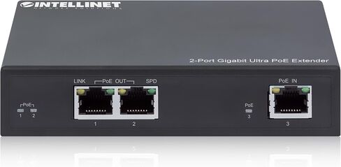 Intellinet Outdoor Gigabit PoE+ Extender, IP65, 25W, 328 Ft Range in Saudi Arabia