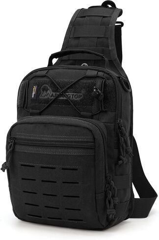 Mardingtop Tactical Sling Bag for Men, Military Molle Crossbody Shoulder Backpack Outdoor EDC Range Pack in Saudi Arabia