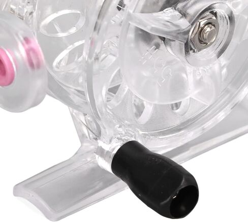 Fishing Reel, Lightweight Fly Wheel, Plastic Anti Corrosion Smooth Retrieve Gear for Angler Fisherman Comfort Grip Ice Sea Outdoor Fly Fishing Accessory in Saudi Arabia