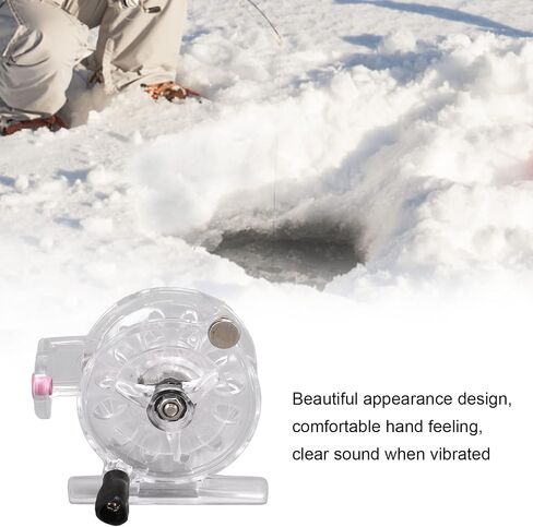 Fishing Reel, Lightweight Fly Wheel, Plastic Anti Corrosion Smooth Retrieve Gear for Angler Fisherman Comfort Grip Ice Sea Outdoor Fly Fishing Accessory in Saudi Arabia
