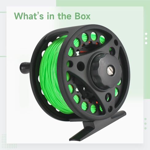 Aluminum Alloy Fly Fishing Reel, 3.4 in / 8.5 cm Outer Diameter, Front Stirring Reel, Export Fishing Reel, Fishing Line Reel, Rock Fishing Reel, Large Arbor Design, Pre Loaded with Line in Saudi Arabia