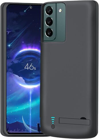 [2025 Version Battery Case for Samsung Galaxy S22, 4800mAh Rechargeable Extended Battery Charging/Charger Case, Add 100% Extra Juice (6.1 Inches) Black in Kuwait