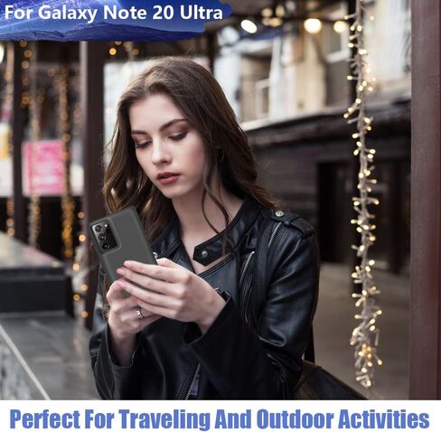Battery Case for Samsung Galaxy Note 20 Ultra 5G, 5000mAh Rechargeable Extended Battery Charging Charger Case, Add 100% Extra Juice, Not Compatible with Galaxy S20 Ultra Black in Kuwait