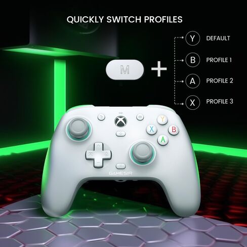 GameSir G7 SE Officially Licensed Xbox One Controller With Hall Effect Sticks for Windows 10/11, Xbox One, Xbox Series X/S, PC Gamepad with 3.5mm Earphone Port, Programmable Back Button in Saudi Arabia