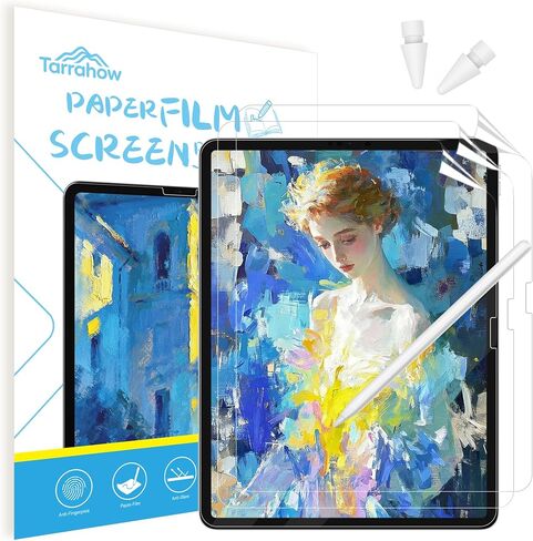 3 Pack Paper Screen Protector for iPad A16 11" 11th/10th + 2 Pencil Tip | Matte PET Paper Screen Protector, Anti Glare, Crafted for Natural Writing, Protects Pencil Tip, Touch Sensitivity in Saudi Arabia
