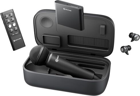Hollyland MELO P1 Combo: All-in-One Wireless Vocal Mixing System with Mic, Audio Mixer, Monitor Earphone, AI Noise Cancelling, 100+ Preset&9 Studio Effect for Music Live Streaming/Vocal Record/Podcast in Saudi Arabia