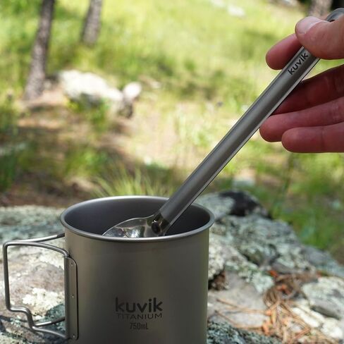 Kuvik Titanium Grill & Titanium Spoon Bundle in Saudi Arabia