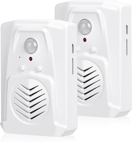 PIR Motion Sensor Activated Sound Player Speaker with USB Cable, Download Your own MP3 Audio Files to Play Speech, Music or Sound Effects (White) in Kuwait