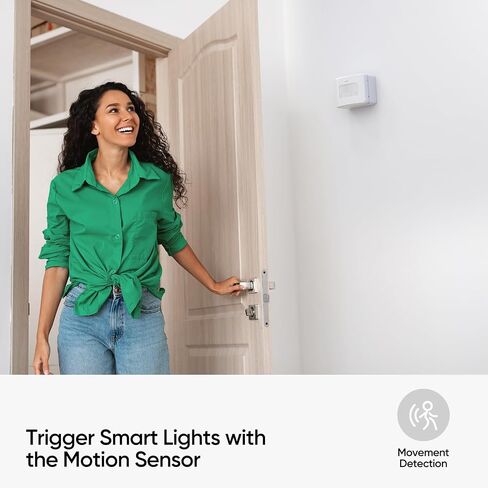 Onvis Smart Motion Sensor, Wireless Hygrometer, Thermometer, Works with Apple HomeKit, Smart Home Automation, PIR Motion Detector-Thread ((iOS 17.4 and Above is Required) in Saudi Arabia